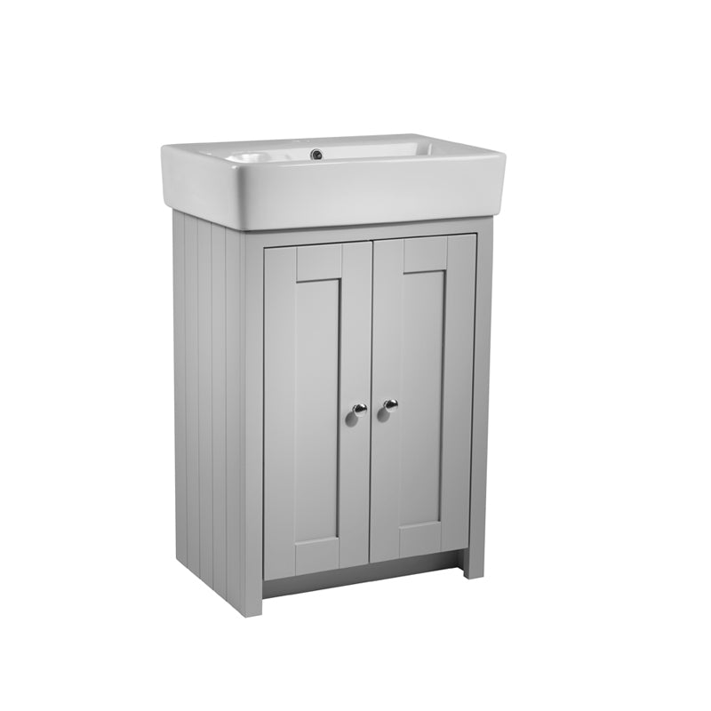 Lansdown 550 Floor Standing Bathroom Vanity Unit With Basin