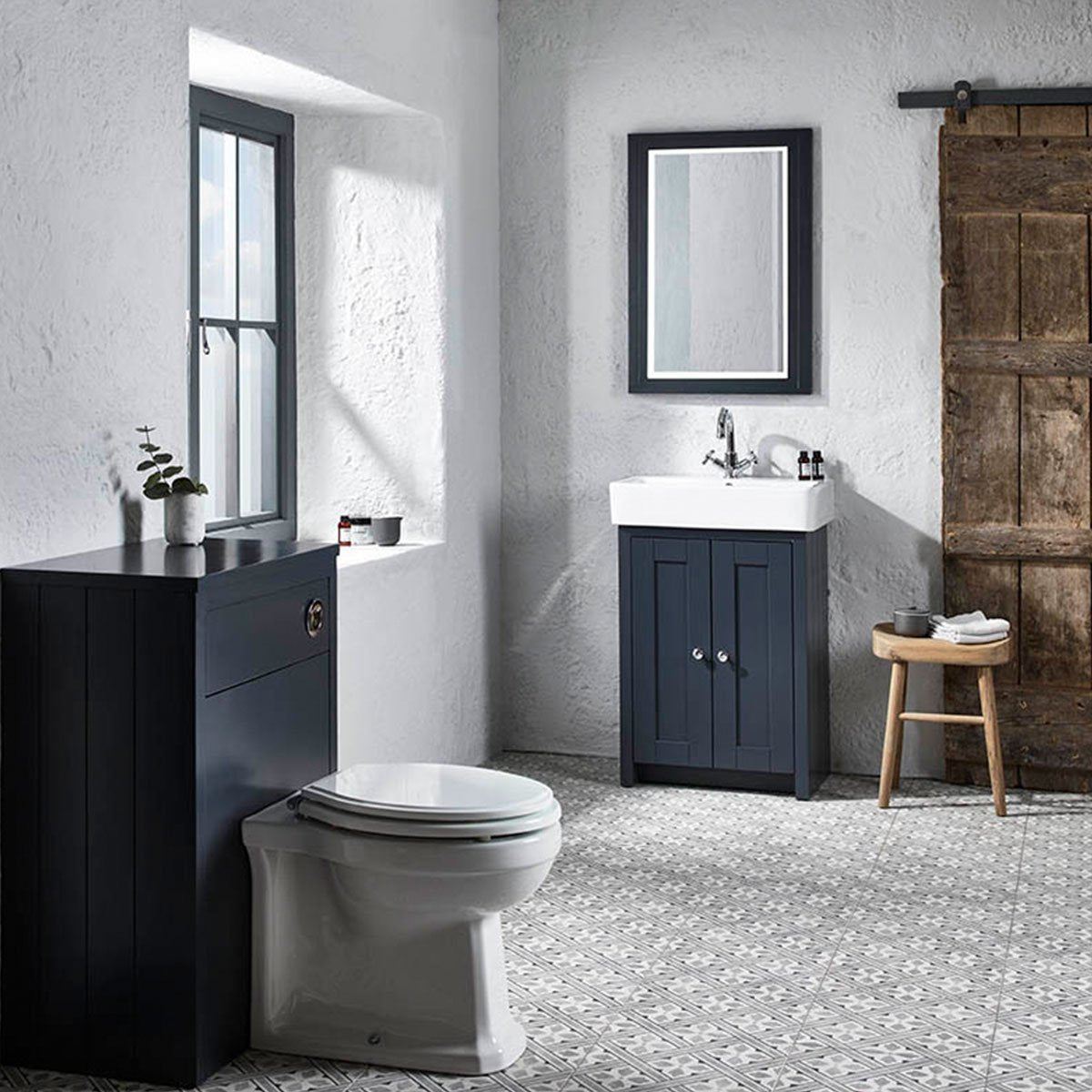 Lansdown 550 Floor Standing Bathroom Vanity Unit With Basin