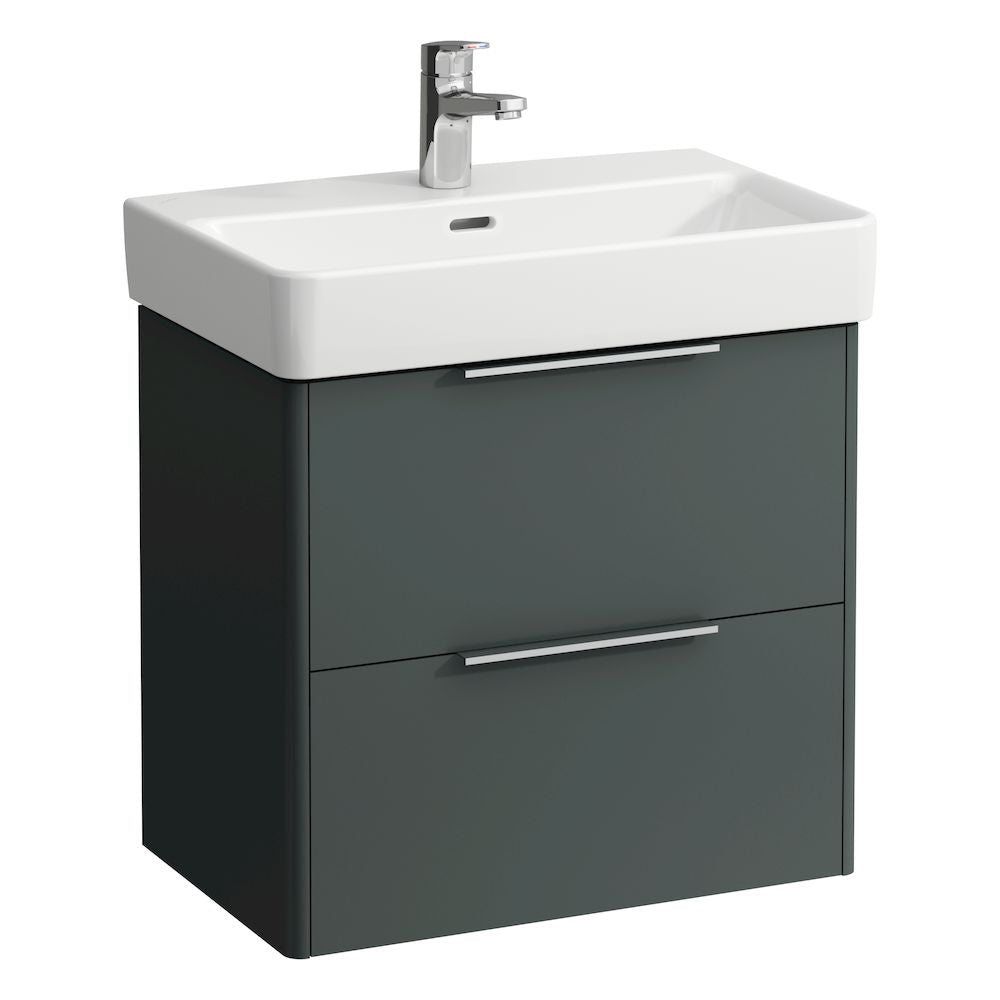 Laufen pro S Base Compact Wall Hung Two Drawer Vanity Unit With Washbasin