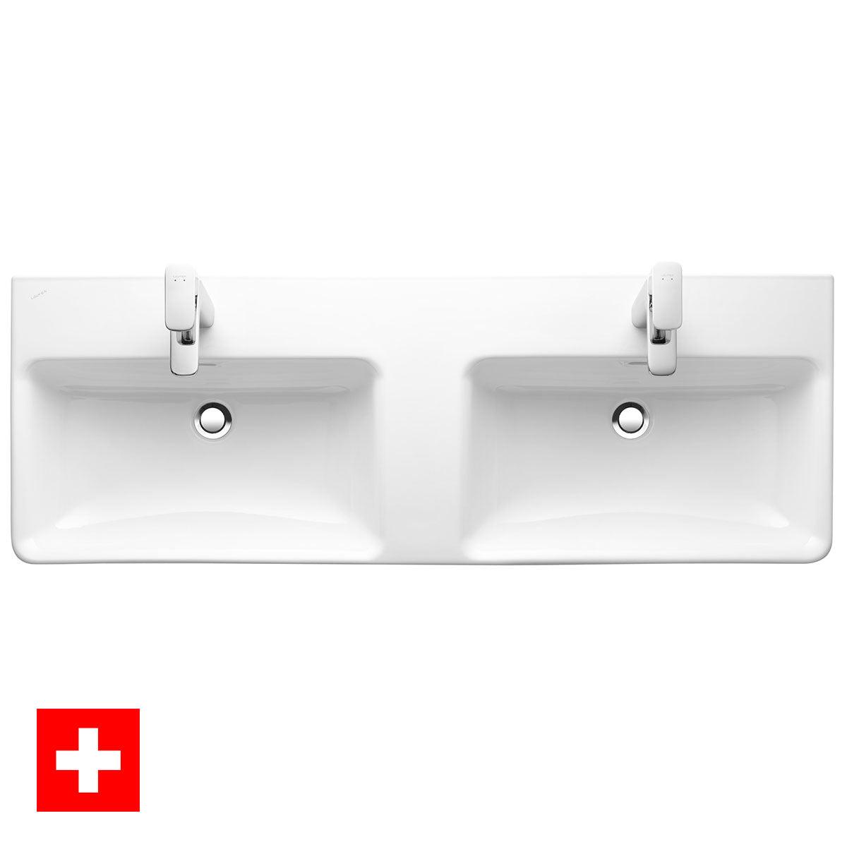 Laufen pro S Base 1200 Four Drawer Wall Hung Vanity Unit With Double Washbasin