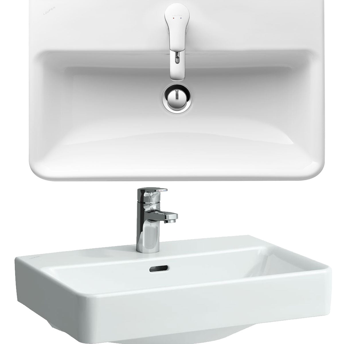 Laufen pro S Base Compact Wall Hung Two Drawer Vanity Unit With Washbasin