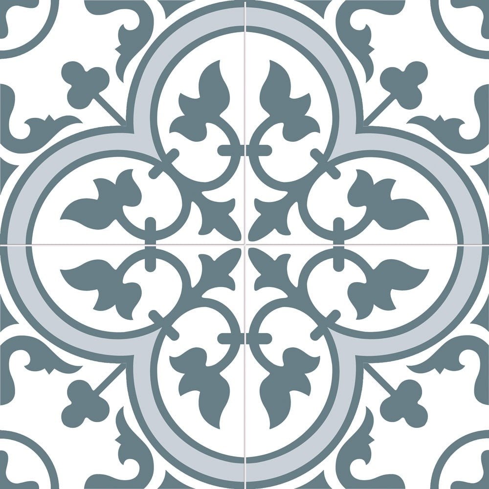 Ledbury Blue Wall & Floor Porcelain Tile 45 x 45cm