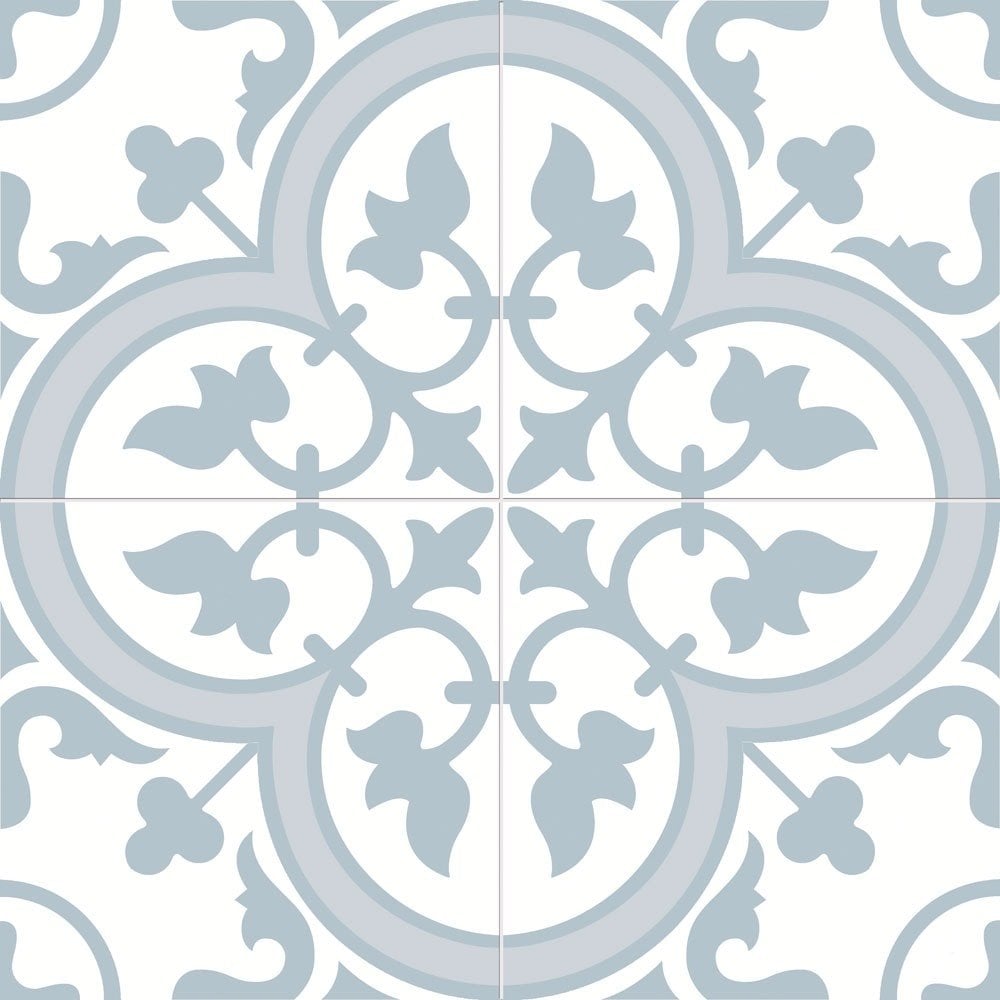 Ledbury Powder Blue Wall & Floor Porcelain Tile 45 x 45cm