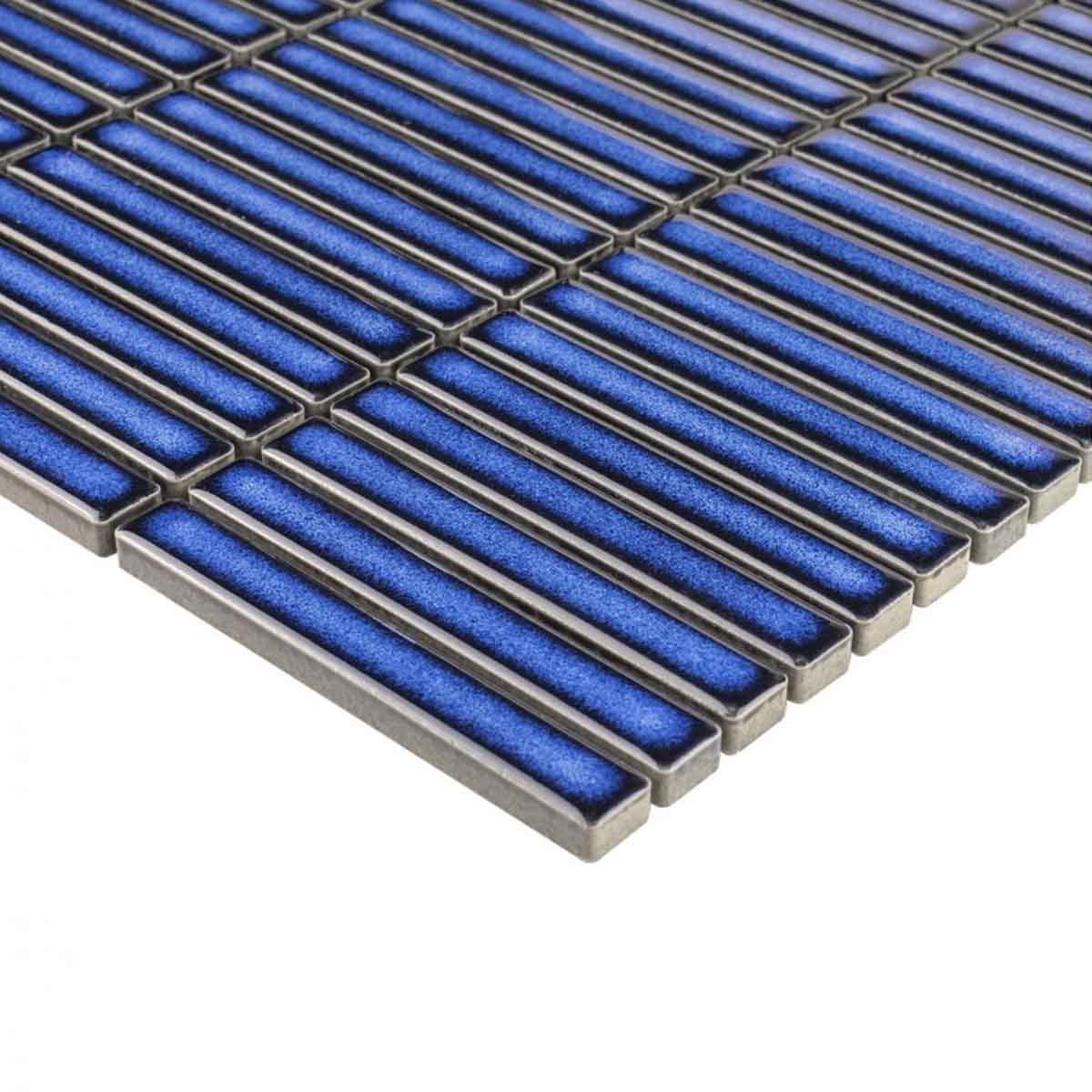 Linea Azure Kit-Kat Mosaic Wall Tile 30x29cm