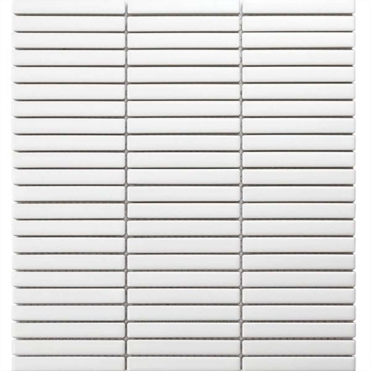 linea bianco kit-kat mosaic tile matt