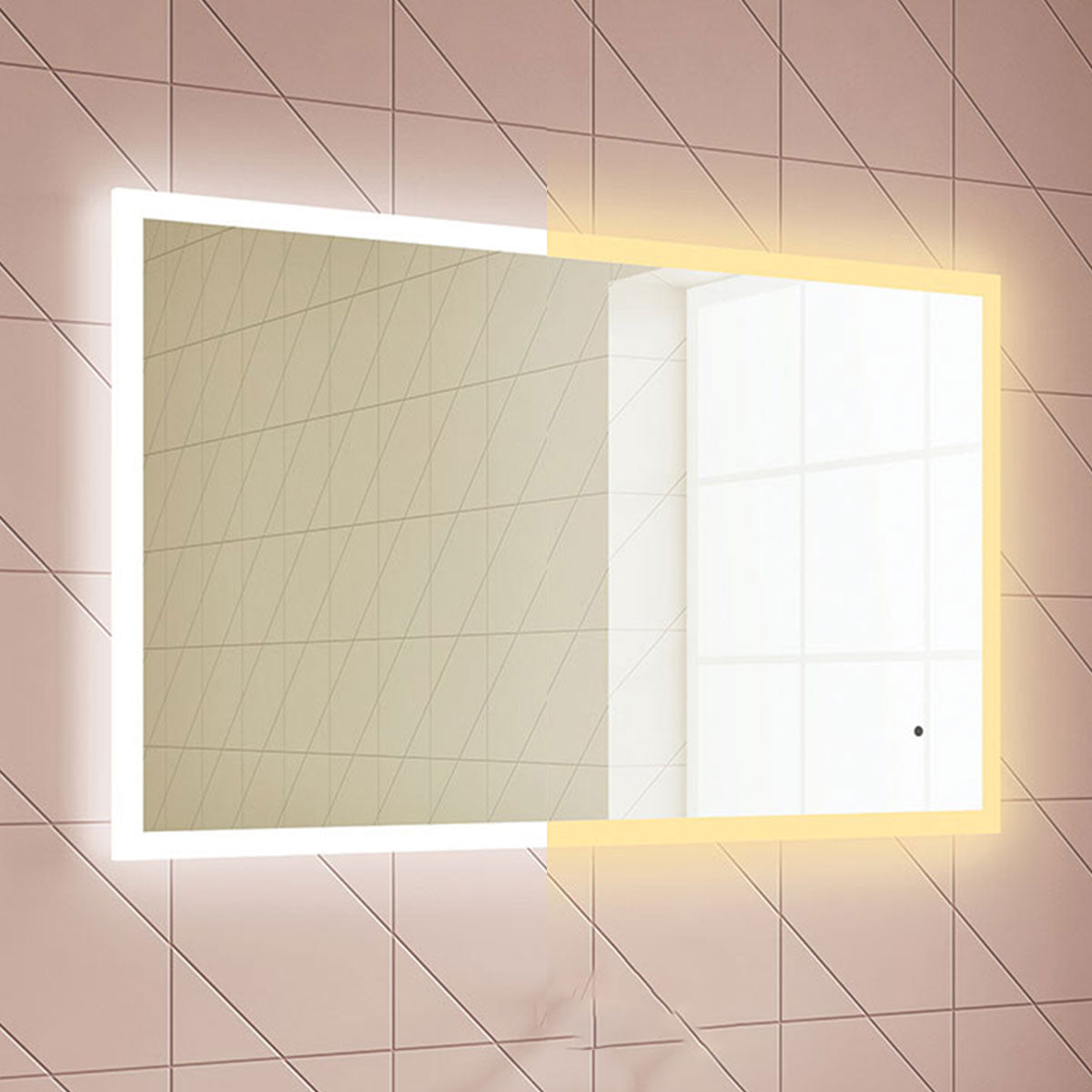 Deluxe Lisa LED Mirror With Heated Pad