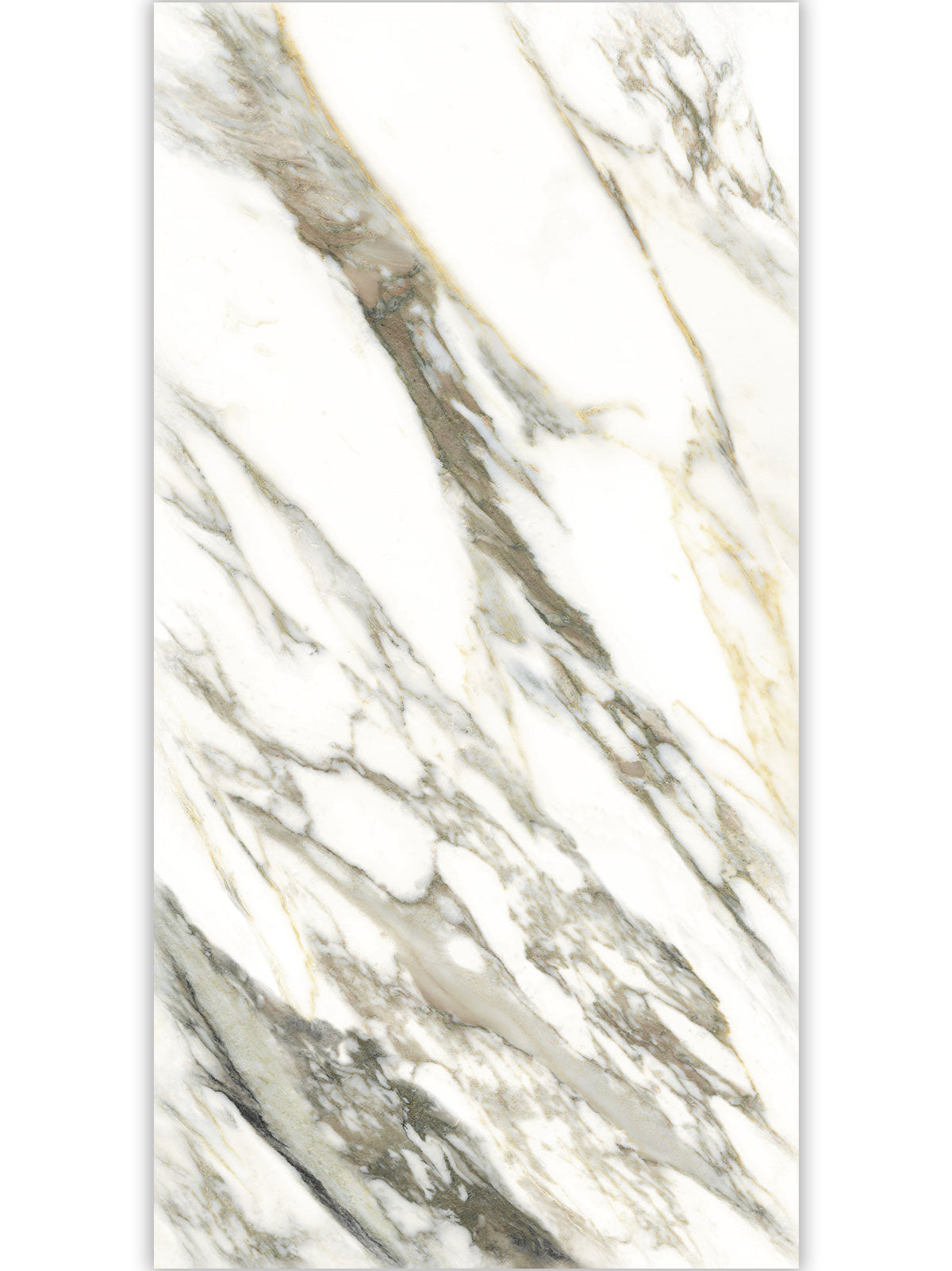 Macchia Vecchia Gold Book Match Porcelain Tile Set Marble Effect Polished 300x150cm