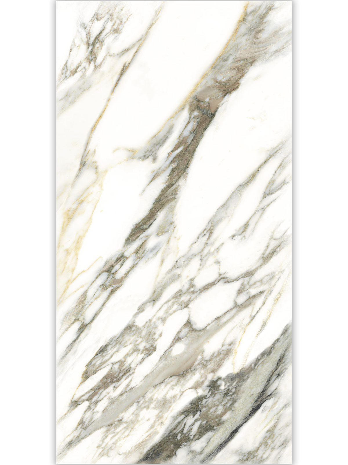Macchia Vecchia Gold Book Match Porcelain Tile Set Marble Effect Polished 300x150cm