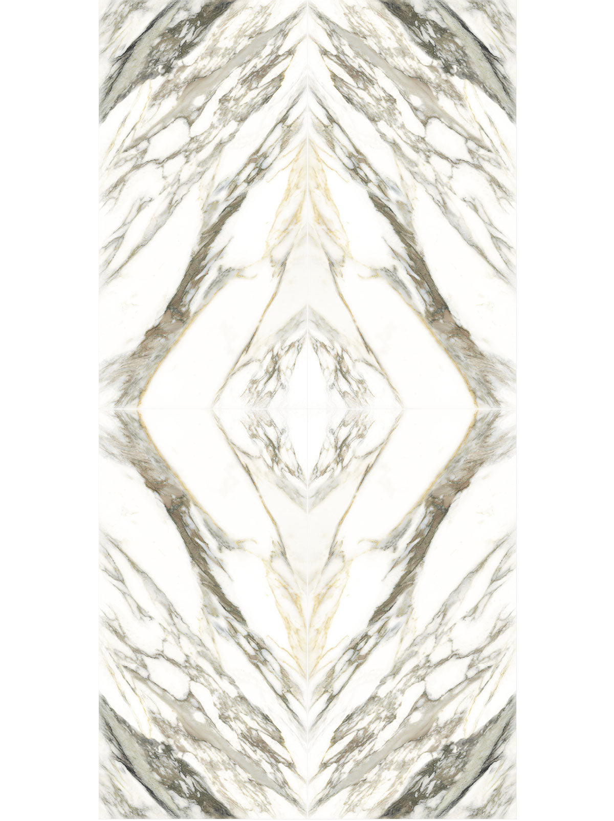 Macchia Vecchia Gold Book Match Porcelain Tile Set Marble Effect Polished 300x150cm