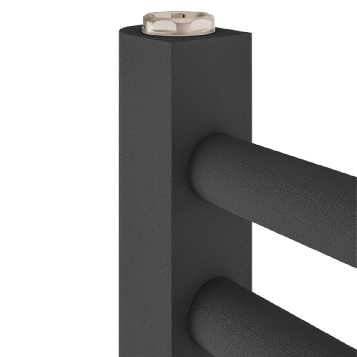 Madrid All Electric Heated Towel Rail - Matt Anthracite