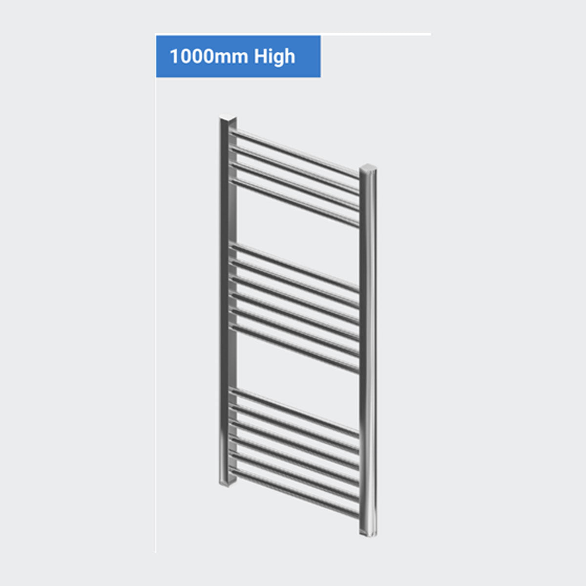 Madrid Heated Towel Rail Chrome