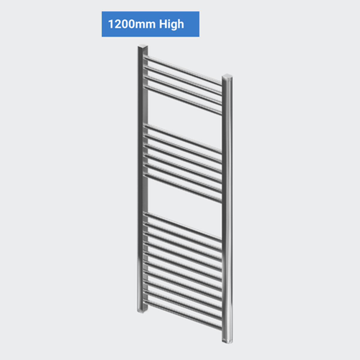 Madrid All Electric Heated Towel Rail - Chrome