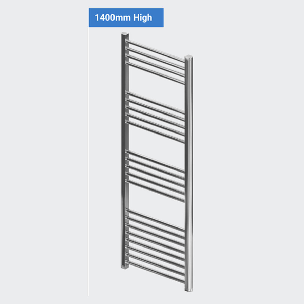 Madrid All Electric Heated Towel Rail - Chrome