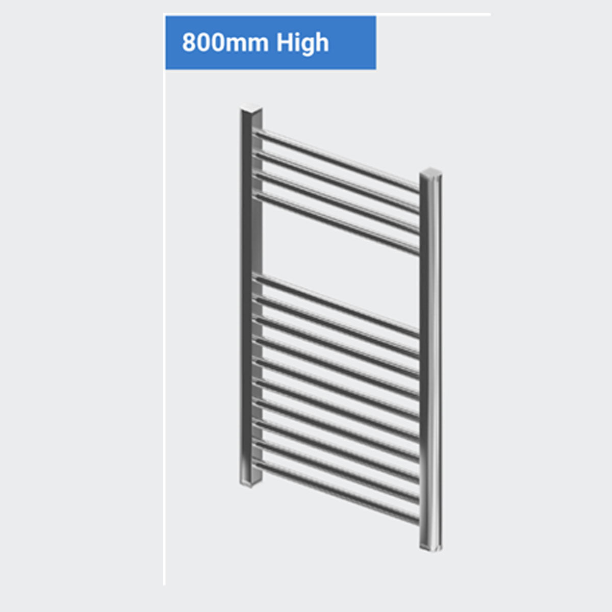 Madrid All Electric Heated Towel Rail - Chrome