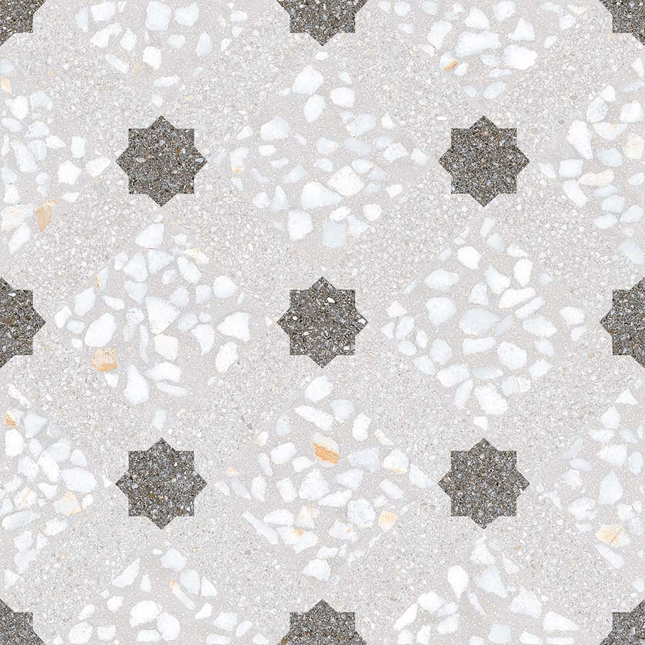 Vives Farnese Mancini Humo Porcelain Tile Terrazzo Effect 30 x 30cm
