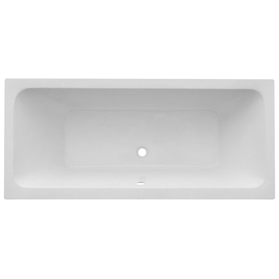 Deluxe Manly Square Double Ended Acrylic Bath
