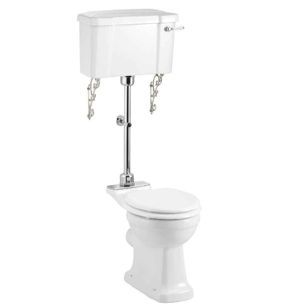 Burlington Standard Medium Level Traditional Toilet Deluxe Bathrooms Ireland