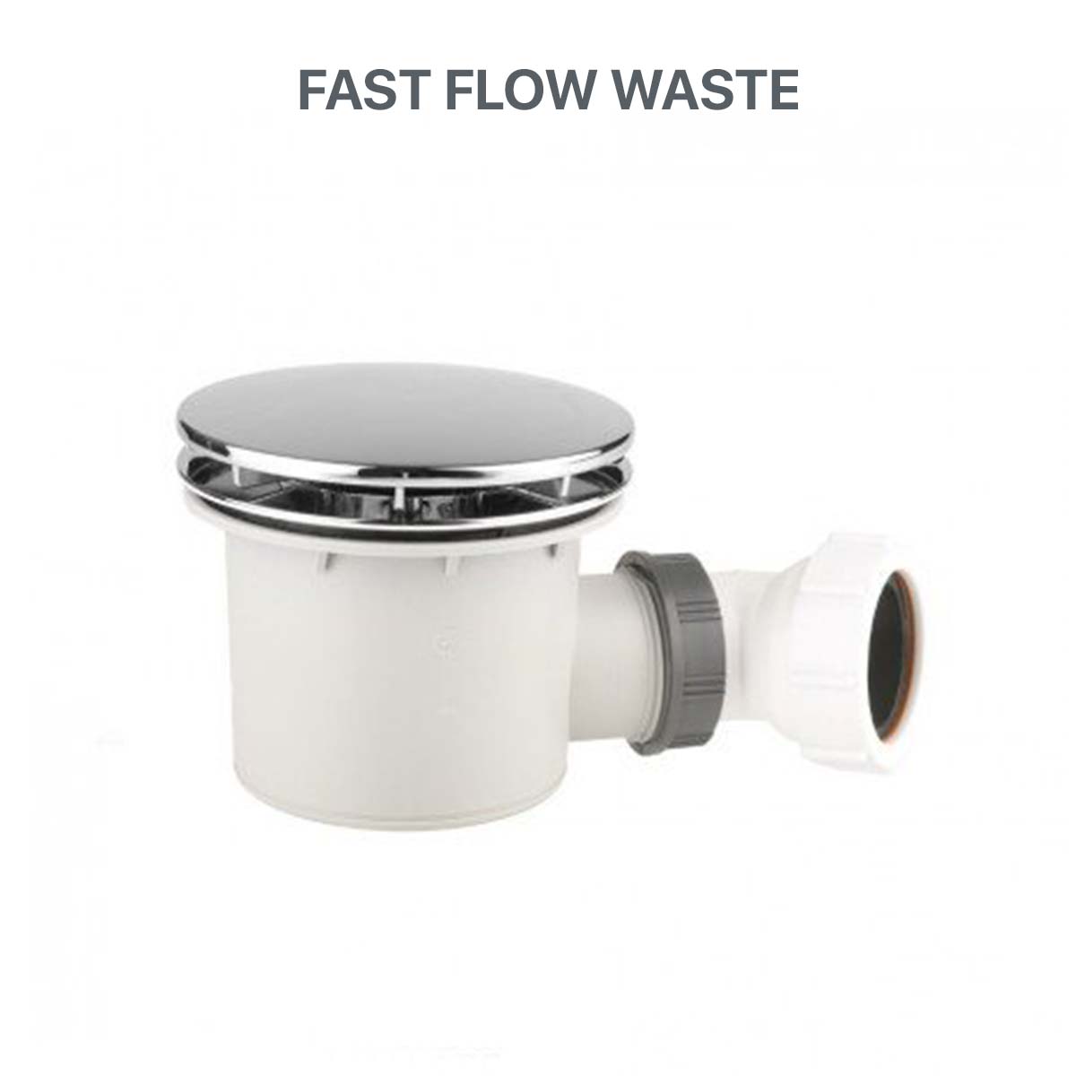 Merlyn Touchstone Slip Resistant Shower Tray - Offset Quadrant Waste