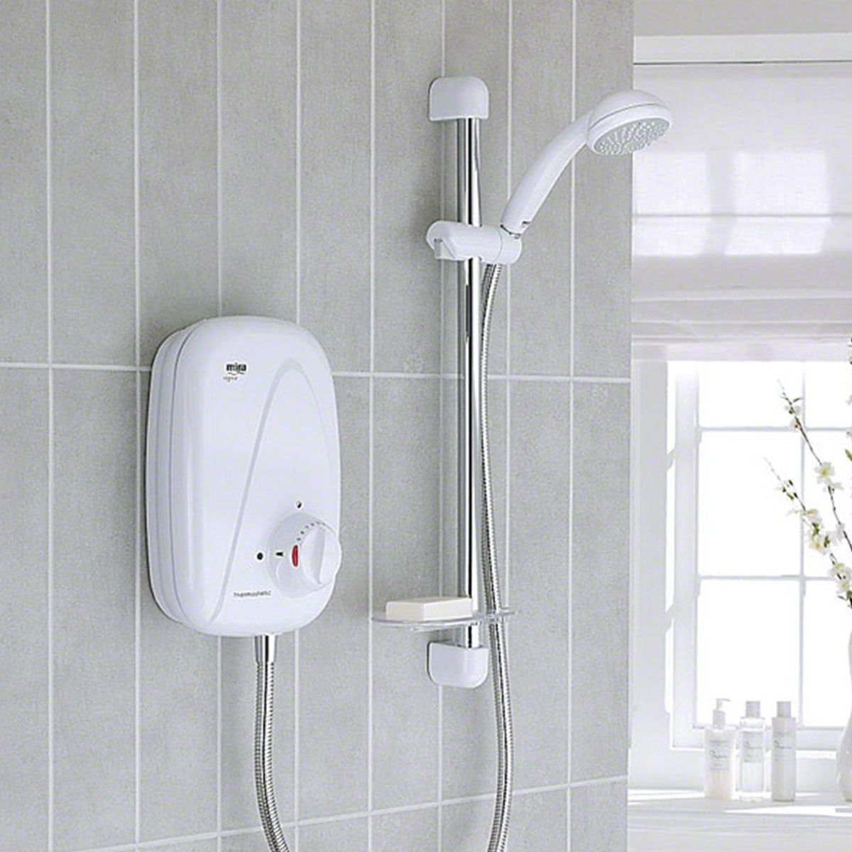 Mira Vigour Thermostatic Power Shower - White
