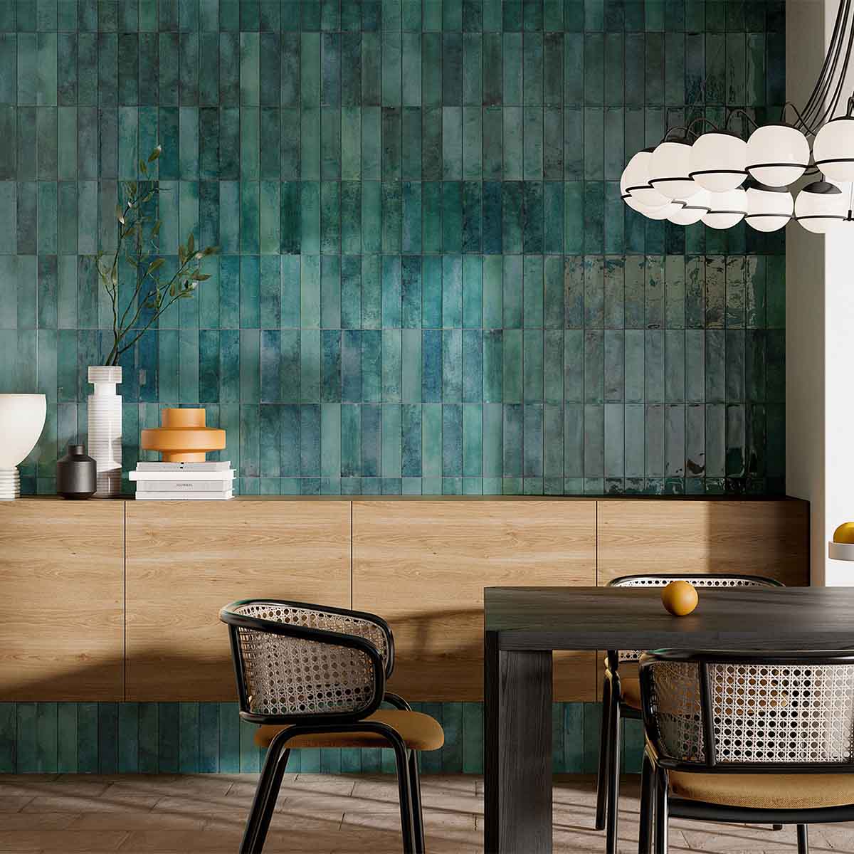 mojave sea water light green ceramic wall tile 6x25cm gloss lifestyle deluxe bathrooms ireland