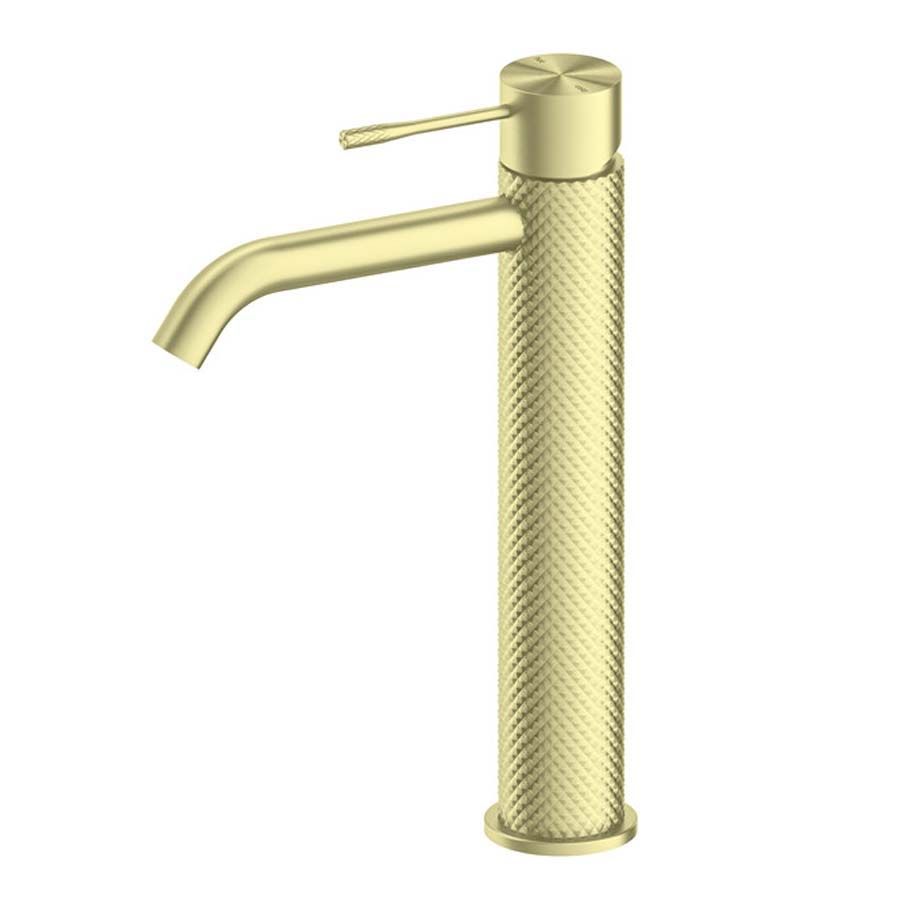 Rock Knurled Tall Basin Mono Mixer Tap