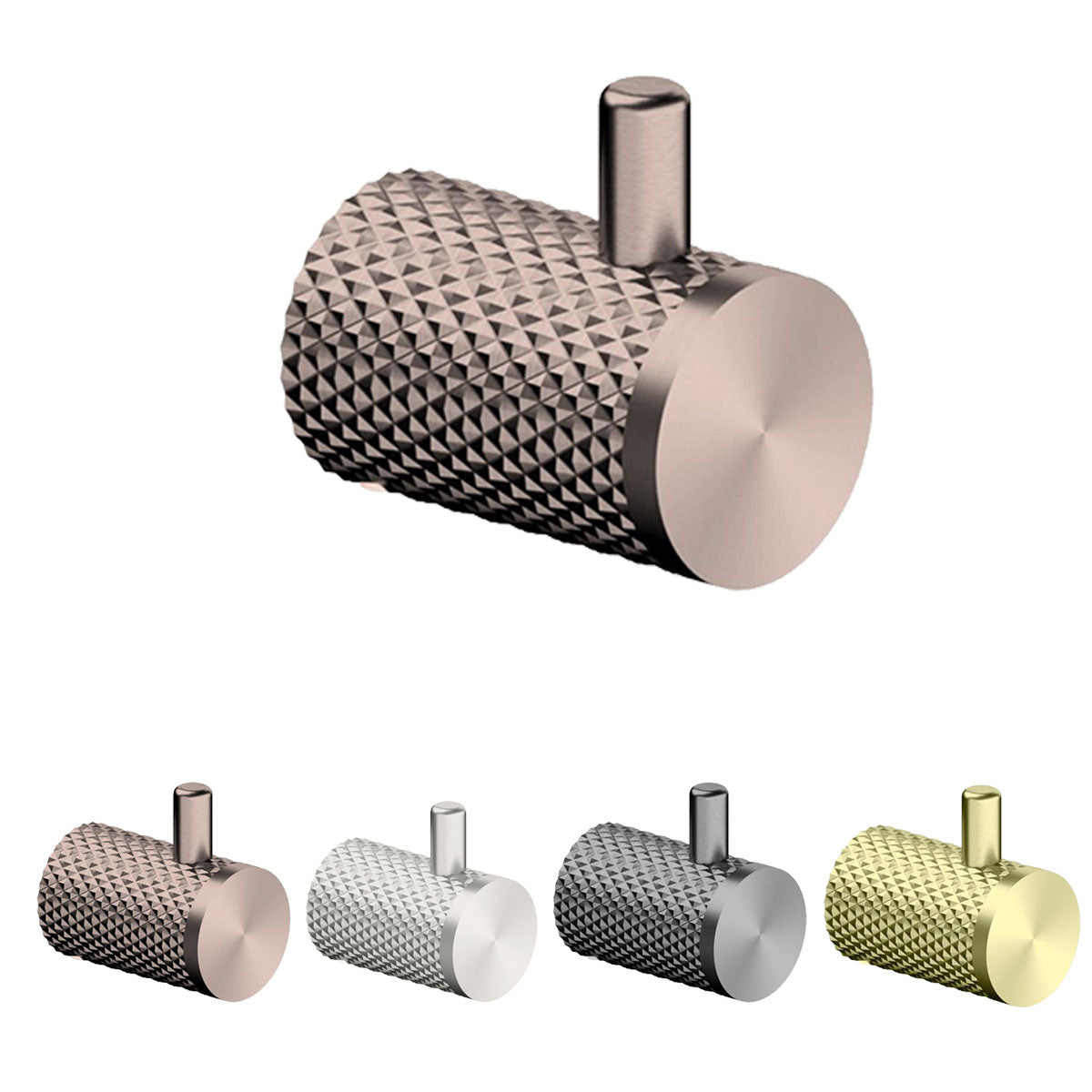 Rock Knurled Robe Hook