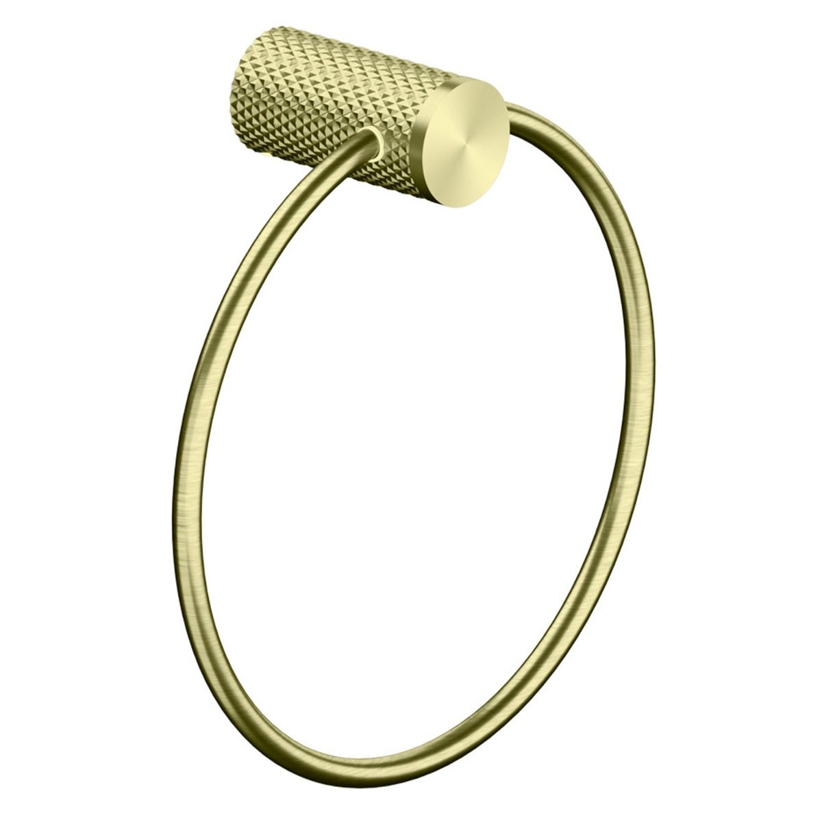 Rock Knurled Towel Ring