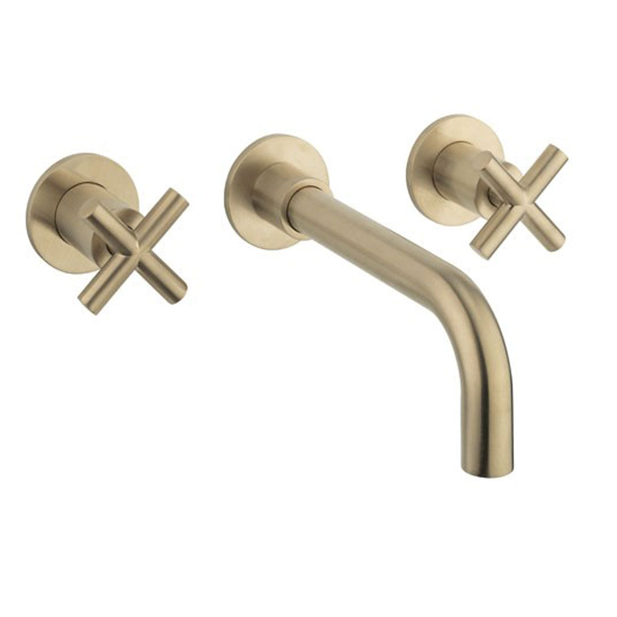 Crosswater MPRO Crosshead 3 Hole Wall Mounted Basin Mixer Tap