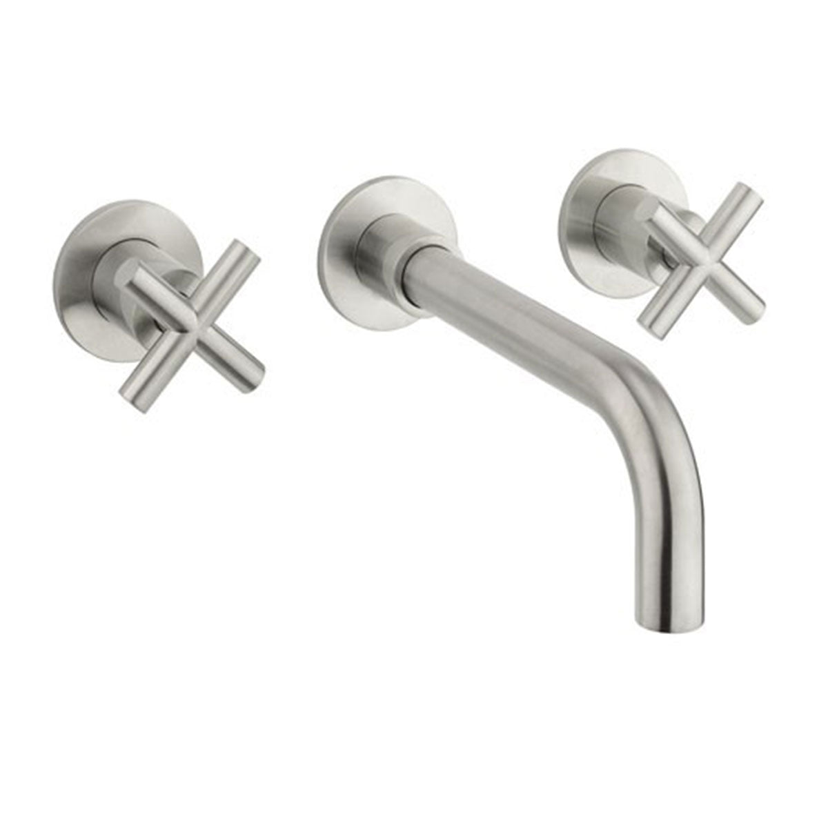 Crosswater MPRO Crosshead 3 Hole Wall Mounted Basin Mixer Tap