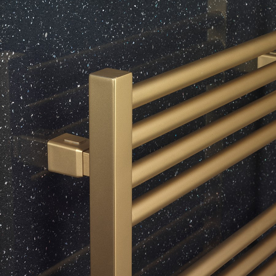 Crosswater MPRO Heated Towel Rail - Brushed Brass