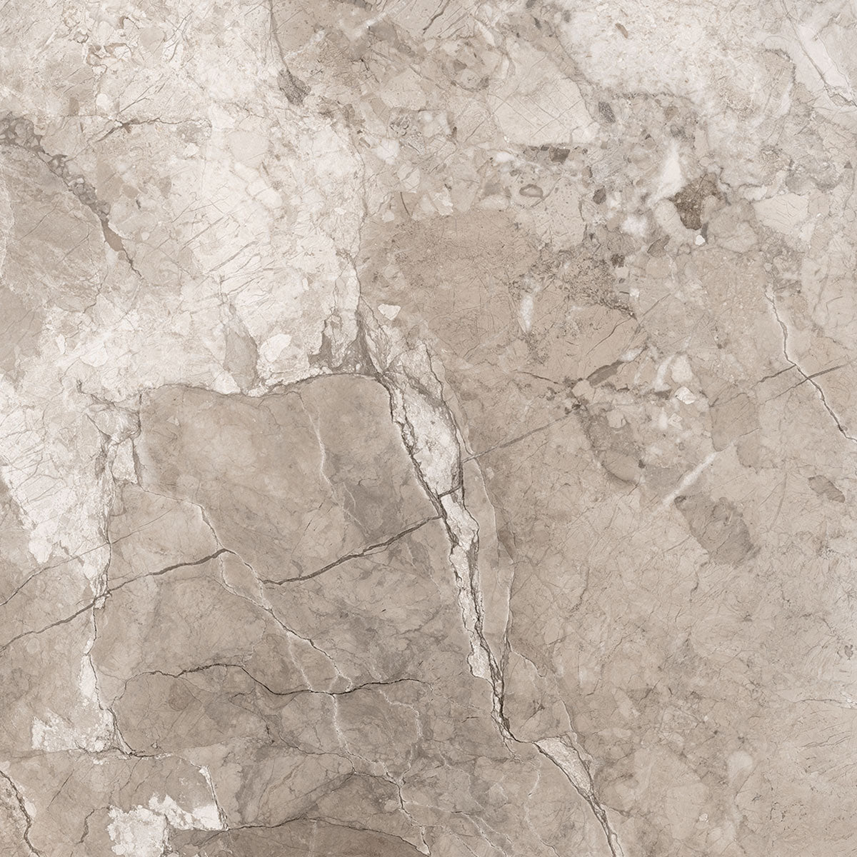 Dreamy Mocha 4D Shaped Marble Effect Porcelain Tile Matt 100x100cm
