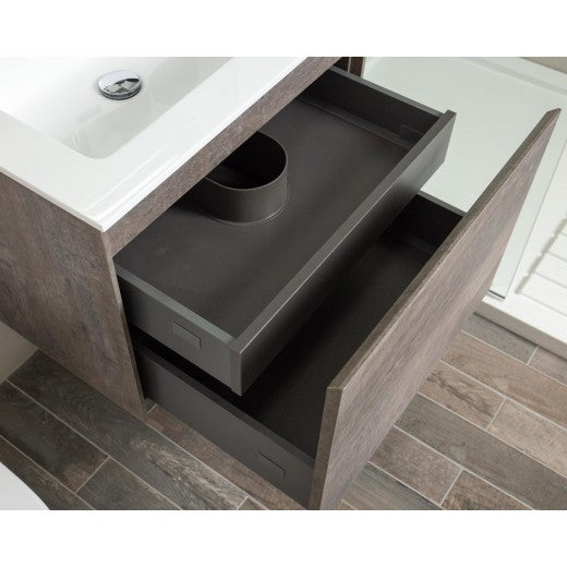 Perth Wall Hung Vanity Unit With Basin