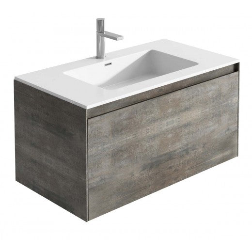 Perth Wall Hung Vanity Unit With Basin