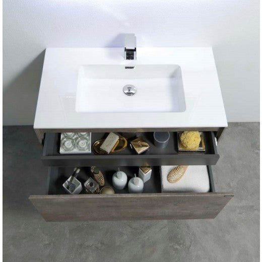 Perth Wall Hung Vanity Unit With Basin