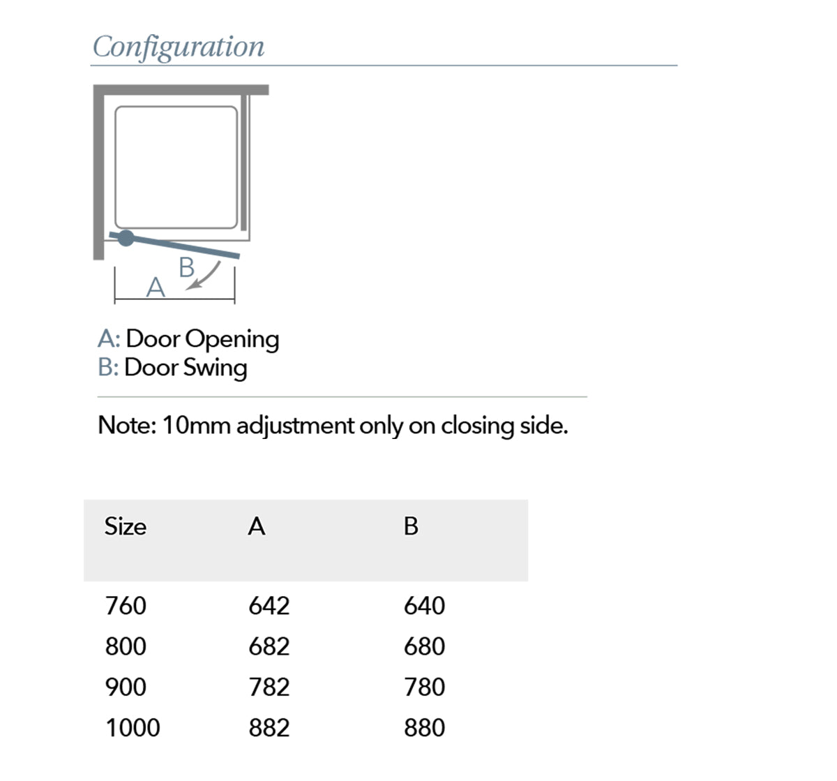 Merlyn 8 Series Frameless Pivot Shower Door In Recess