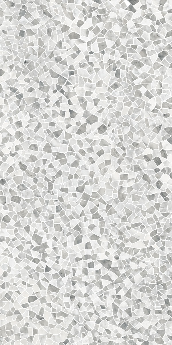 Deluxe Calacatta Cervaiole Terrazzo Effect Porcelain Tile Gloss 60x120cm