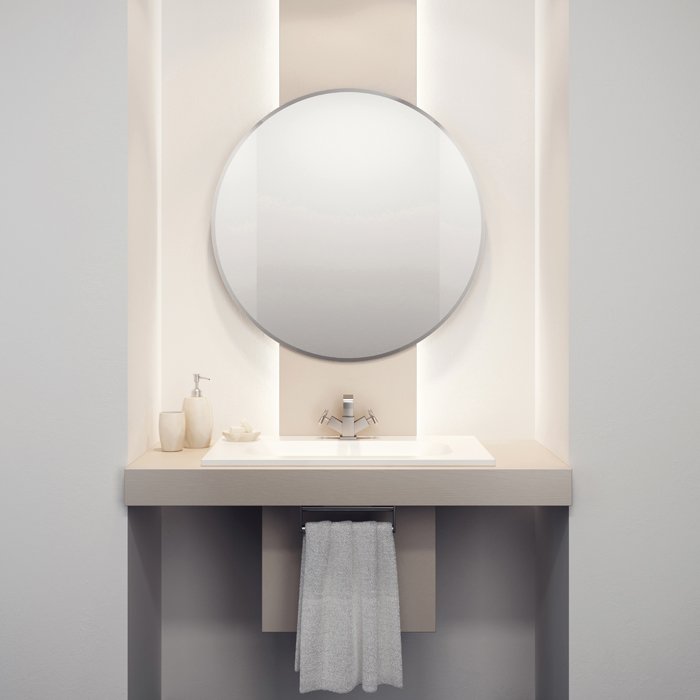 Rondo 50 Round Bathroom Mirror