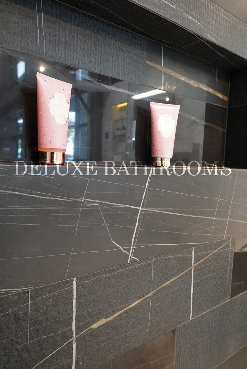 Sahara Noir Listetello Mix Porcelain Tiles 20 x 120cm