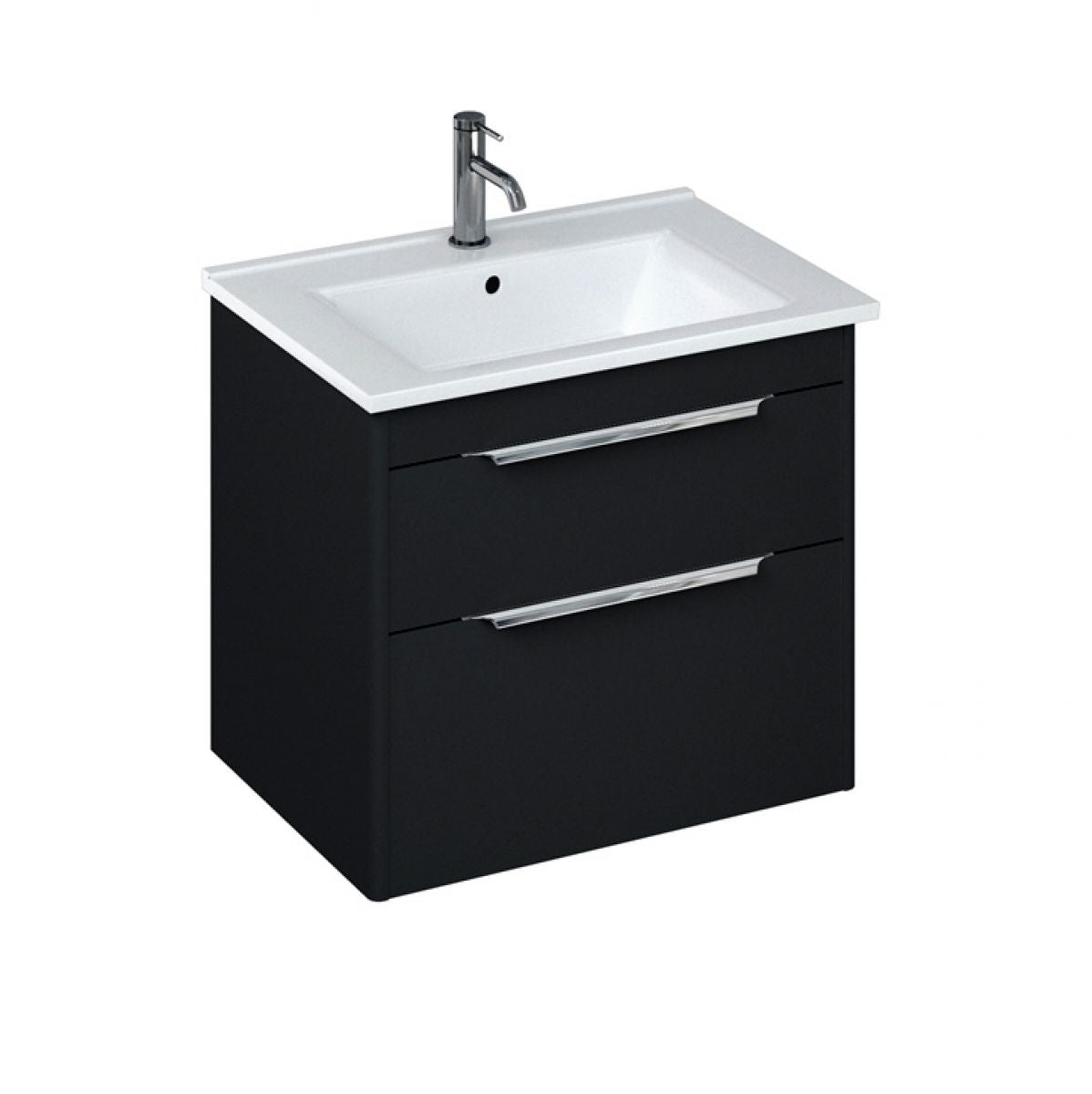 Shoreditch Double Drawer Wall Hung Vanity Unit With Basin