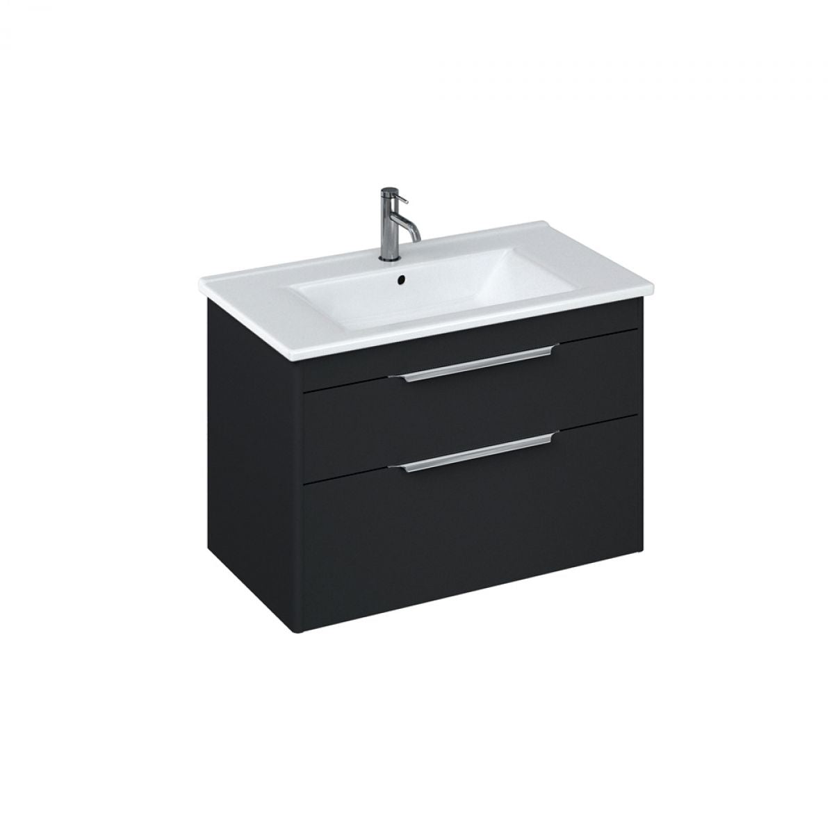 Shoreditch Double Drawer Wall Hung Vanity Unit With Basin