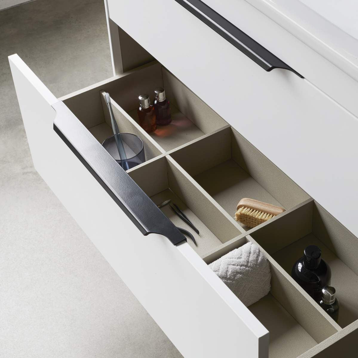 Shoreditch Double Drawer Wall Hung Vanity Unit With Basin