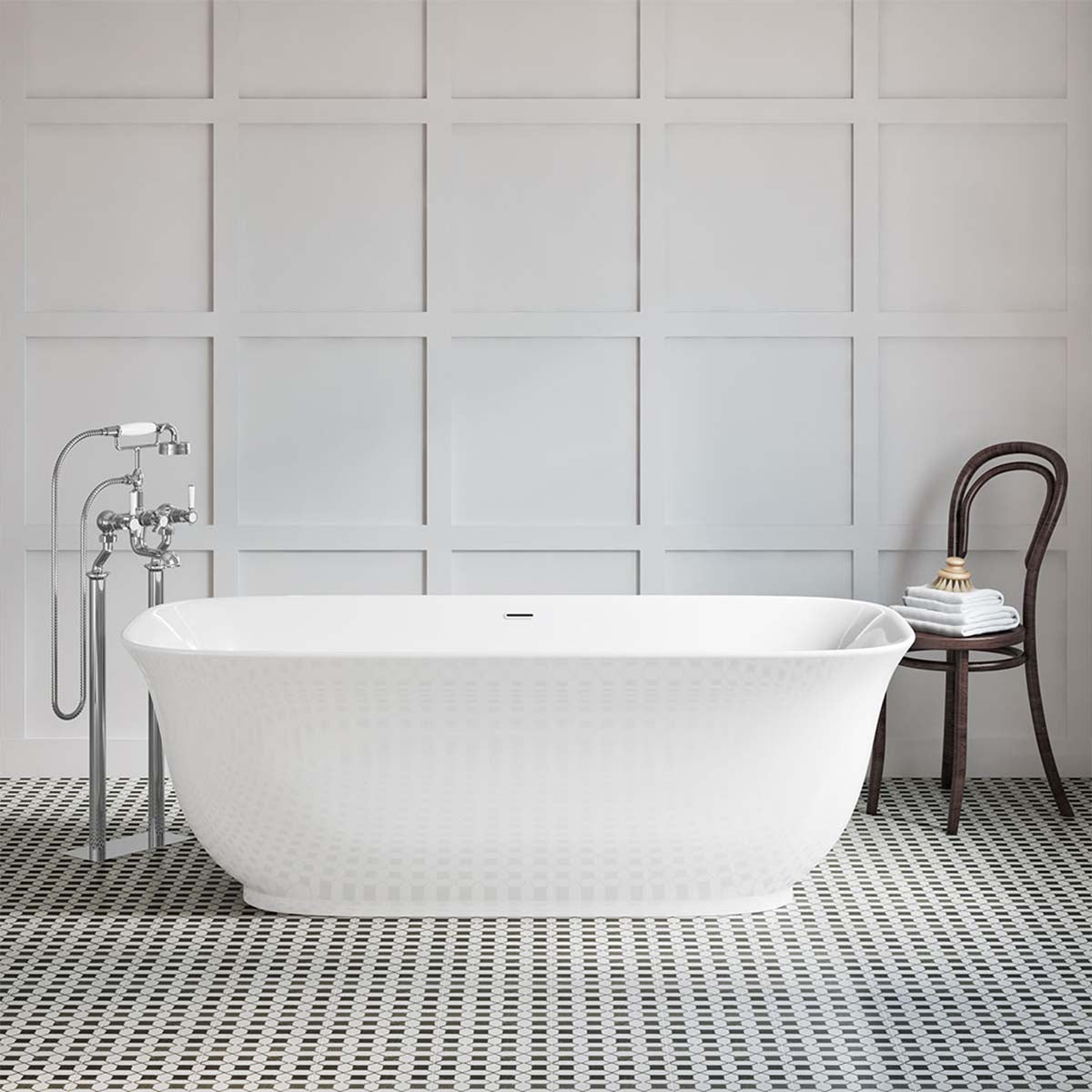 Shrewsbury 1700 Freestanding Double Ended Bath Acrylic