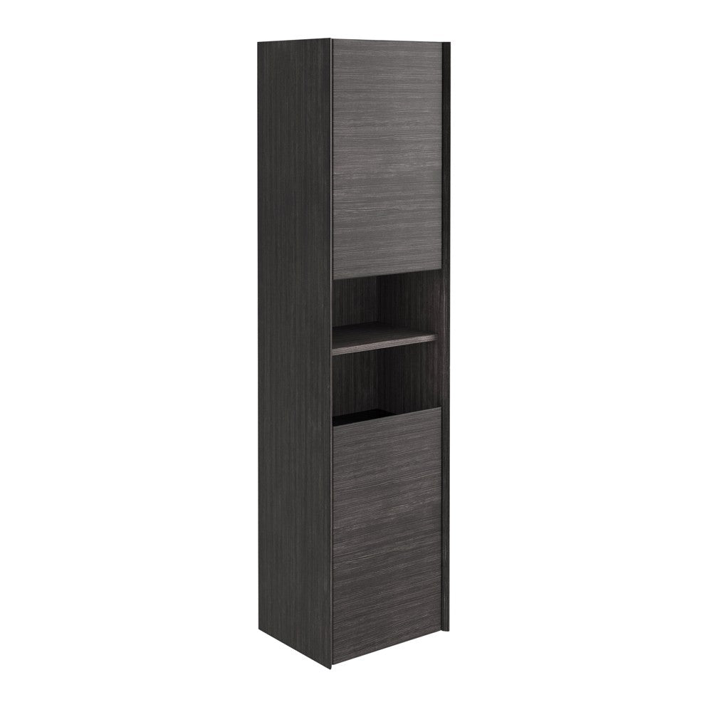 Sydney Wall Hung Tall Storage Cabinet leached oak
