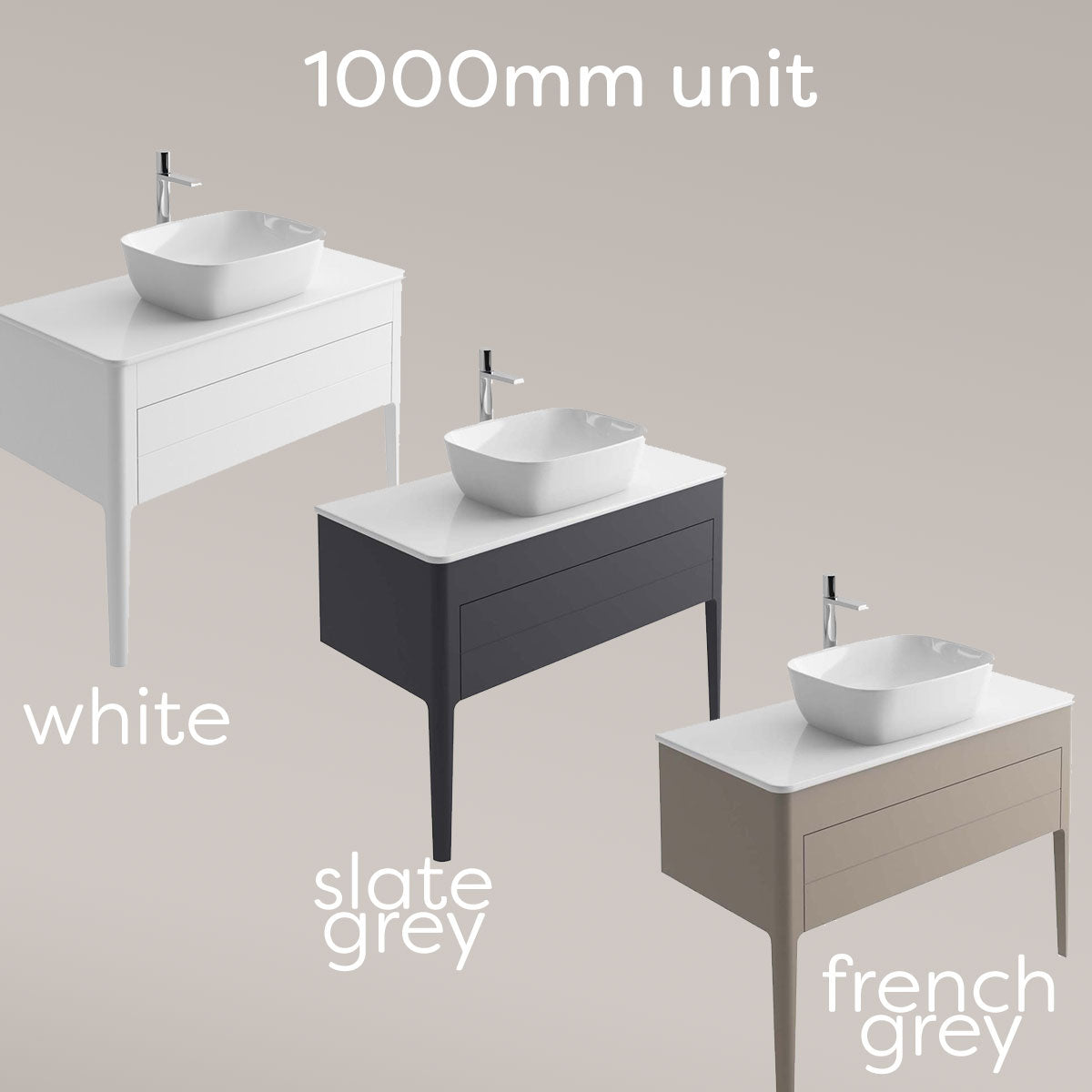 Doro Wall Hung Vanity Unit With Worktop