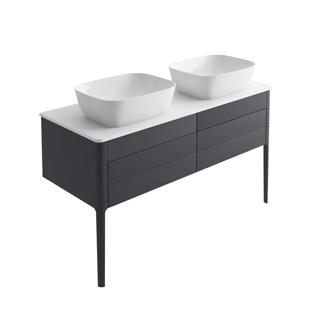 Doro 1200mm Wall Hung Vanity Unit With Worktop