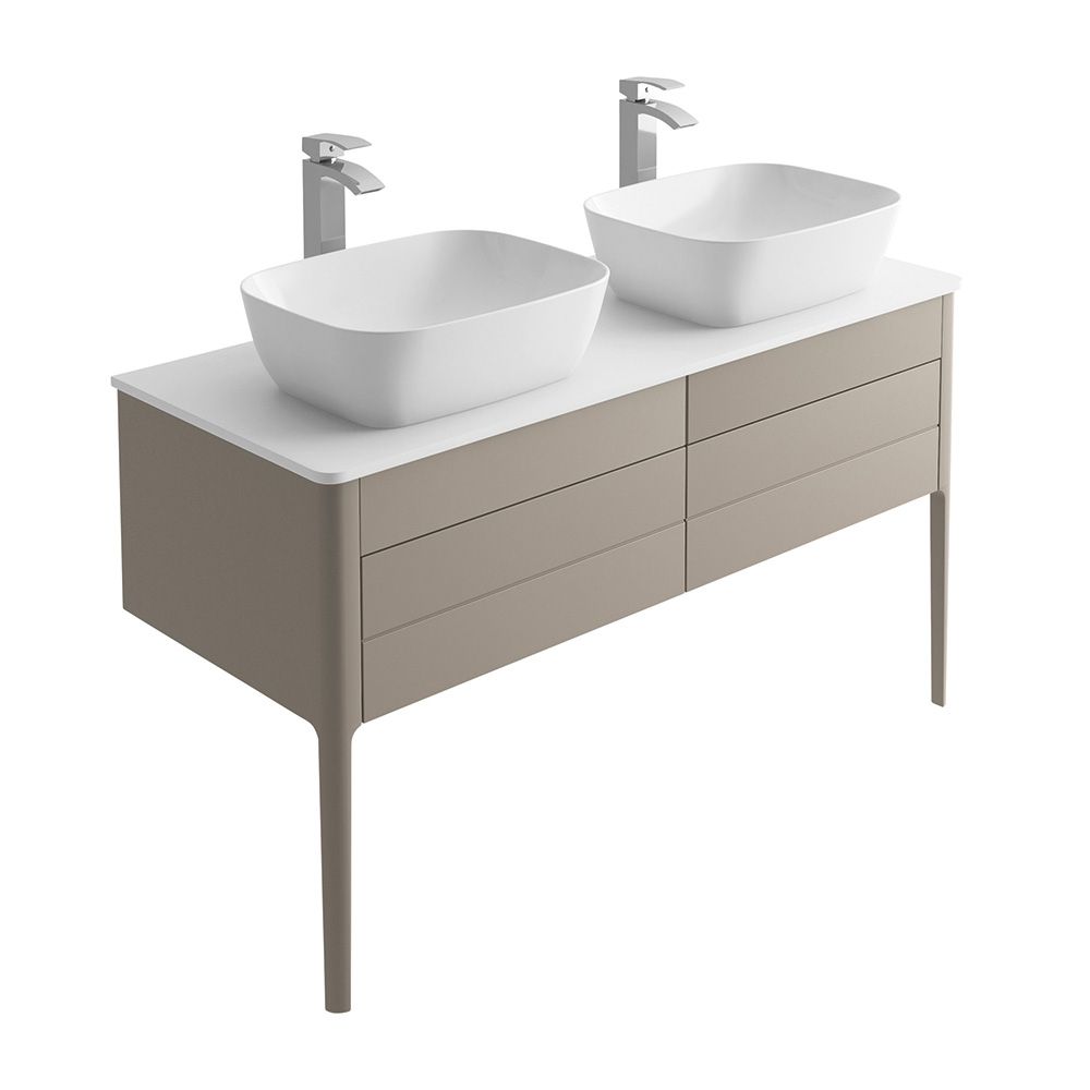 Doro 1200mm Wall Hung Vanity Unit With Worktop
