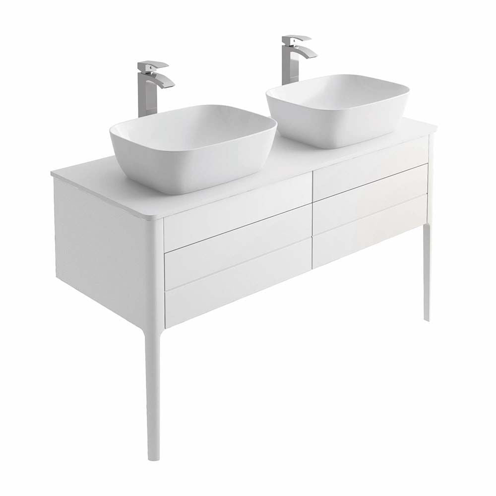 Doro 1200mm Wall Hung Vanity Unit With Worktop