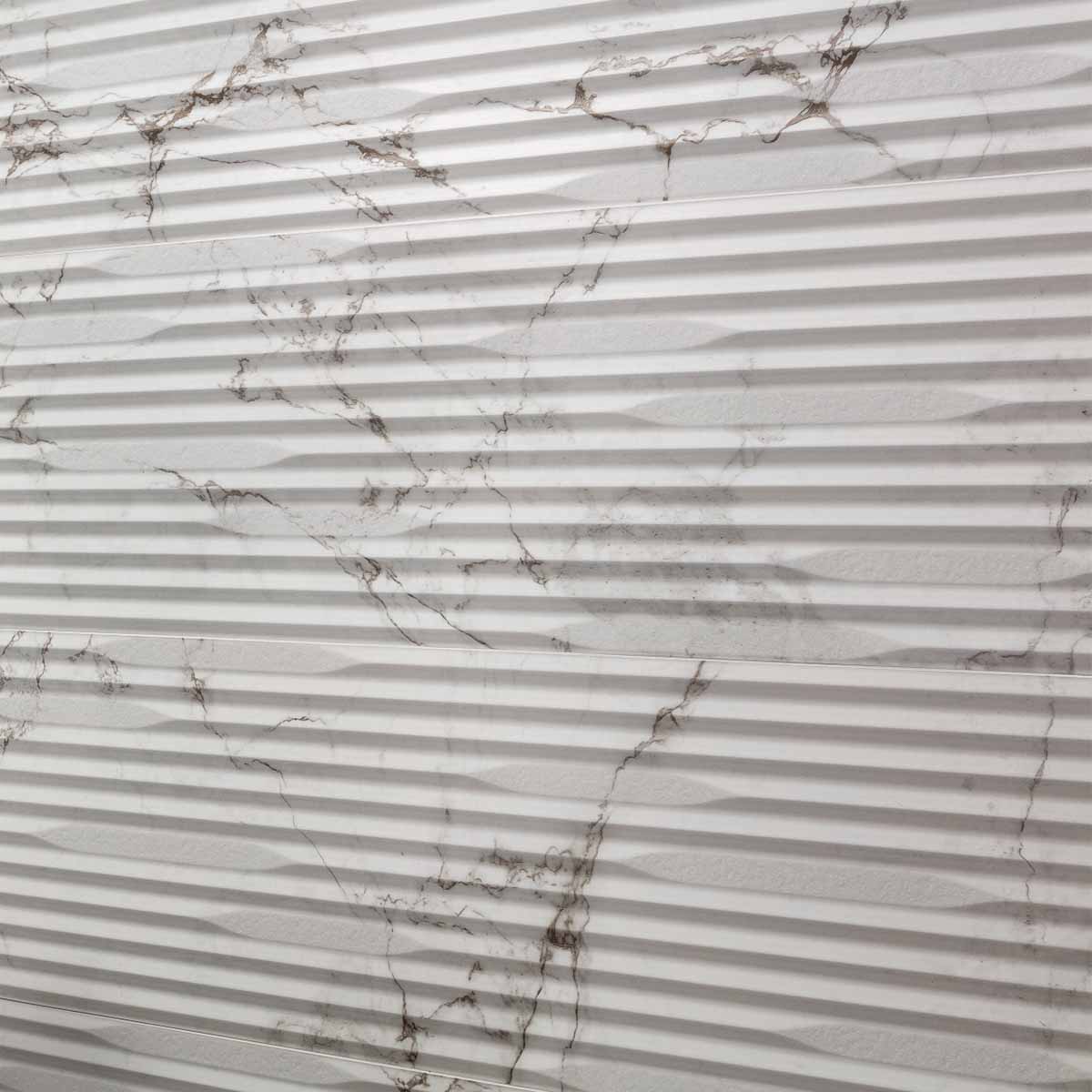 sublime iceberg marble effect decor ceramic tile 33x100cm