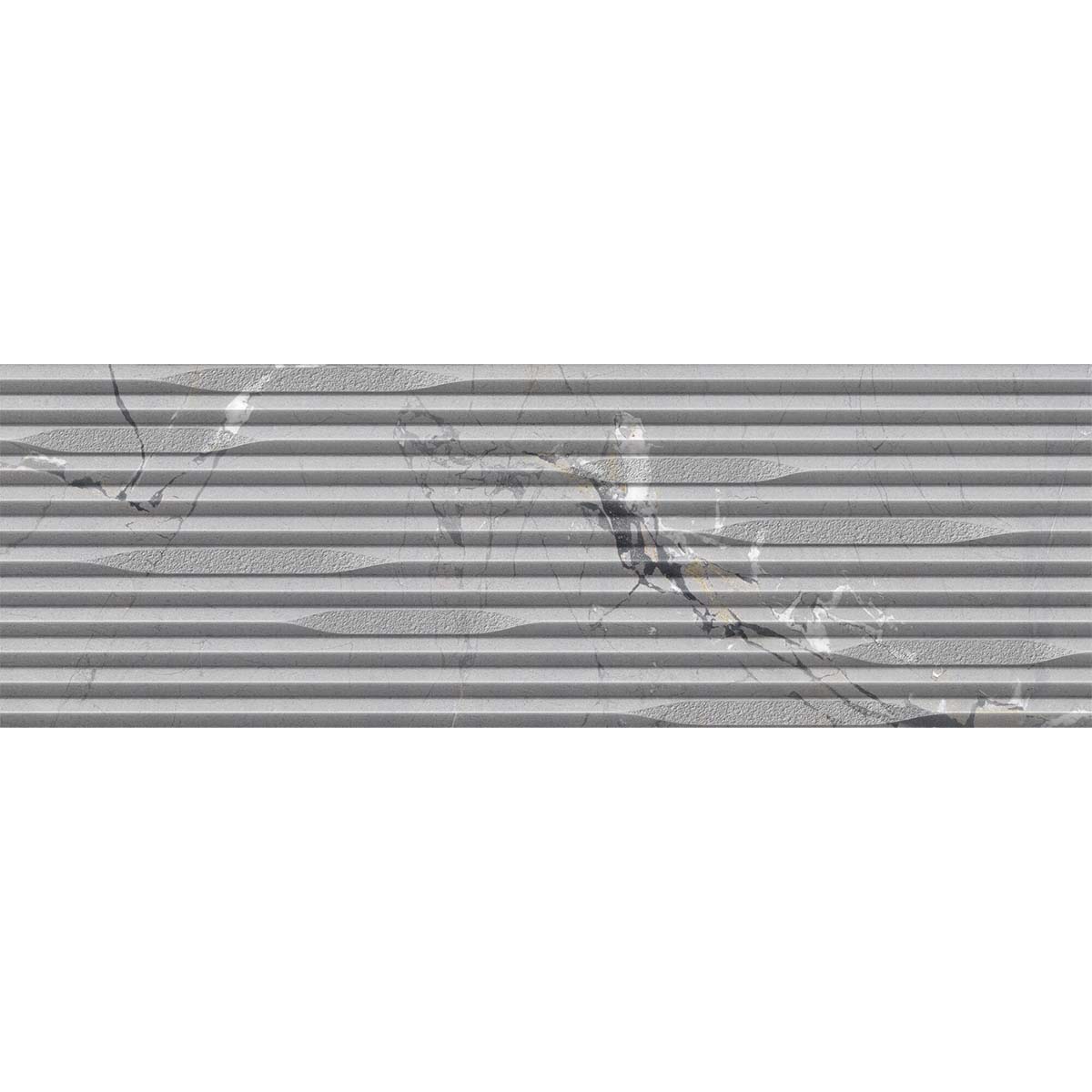 sublime thunder marble effect decor ceramic tile 33x100cm