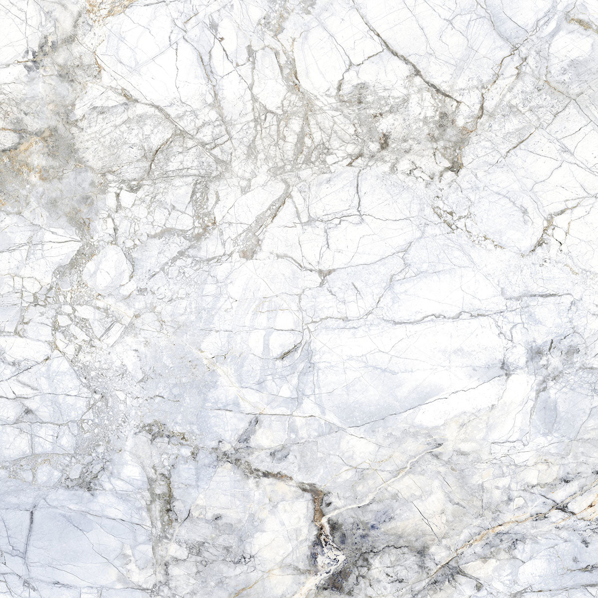 Supreme 4D Shaped Matt White Marble Tile 100 x 100cm